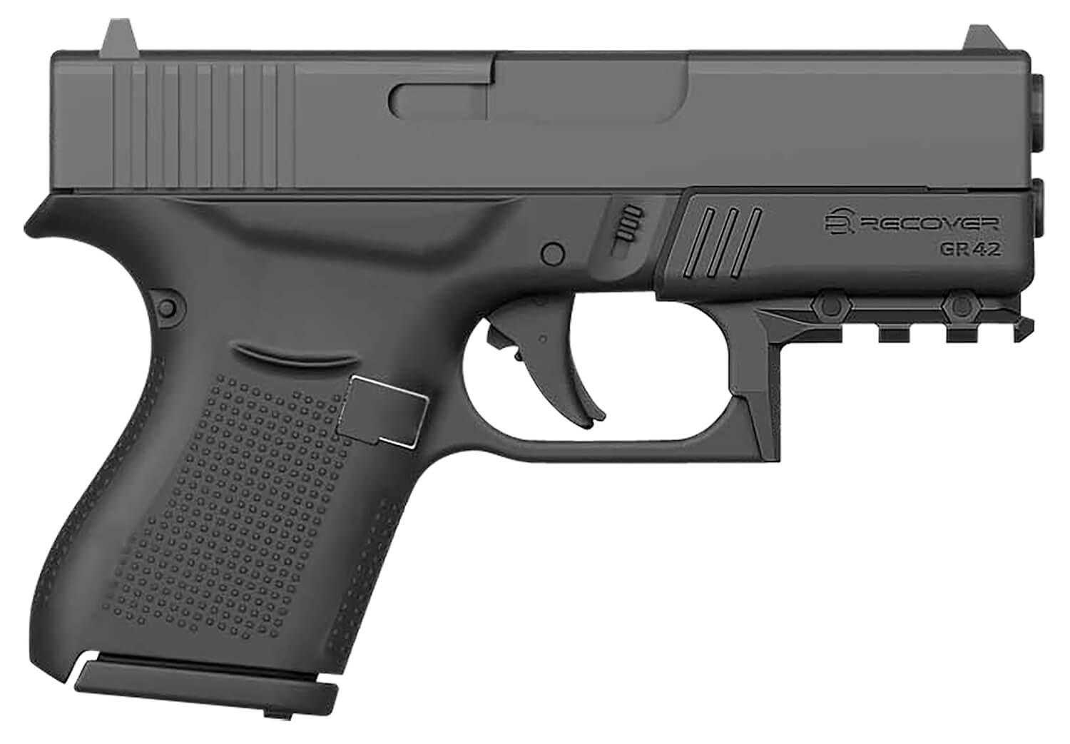 Recover Tactical GR4201 Rail Adapter for Glock 42 Black - Image 3
