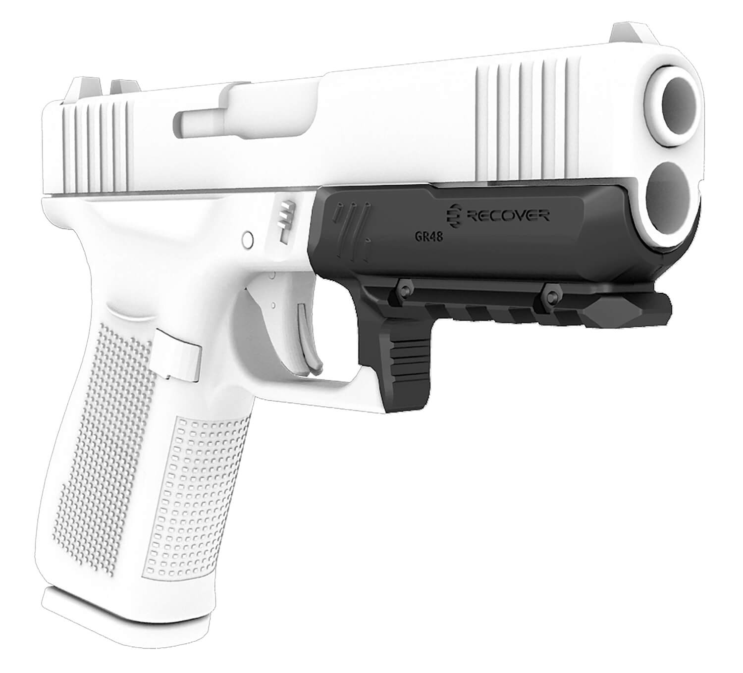 Recover Tactical GR4801 Full Size Rail for Glock 48 Black - Image 2