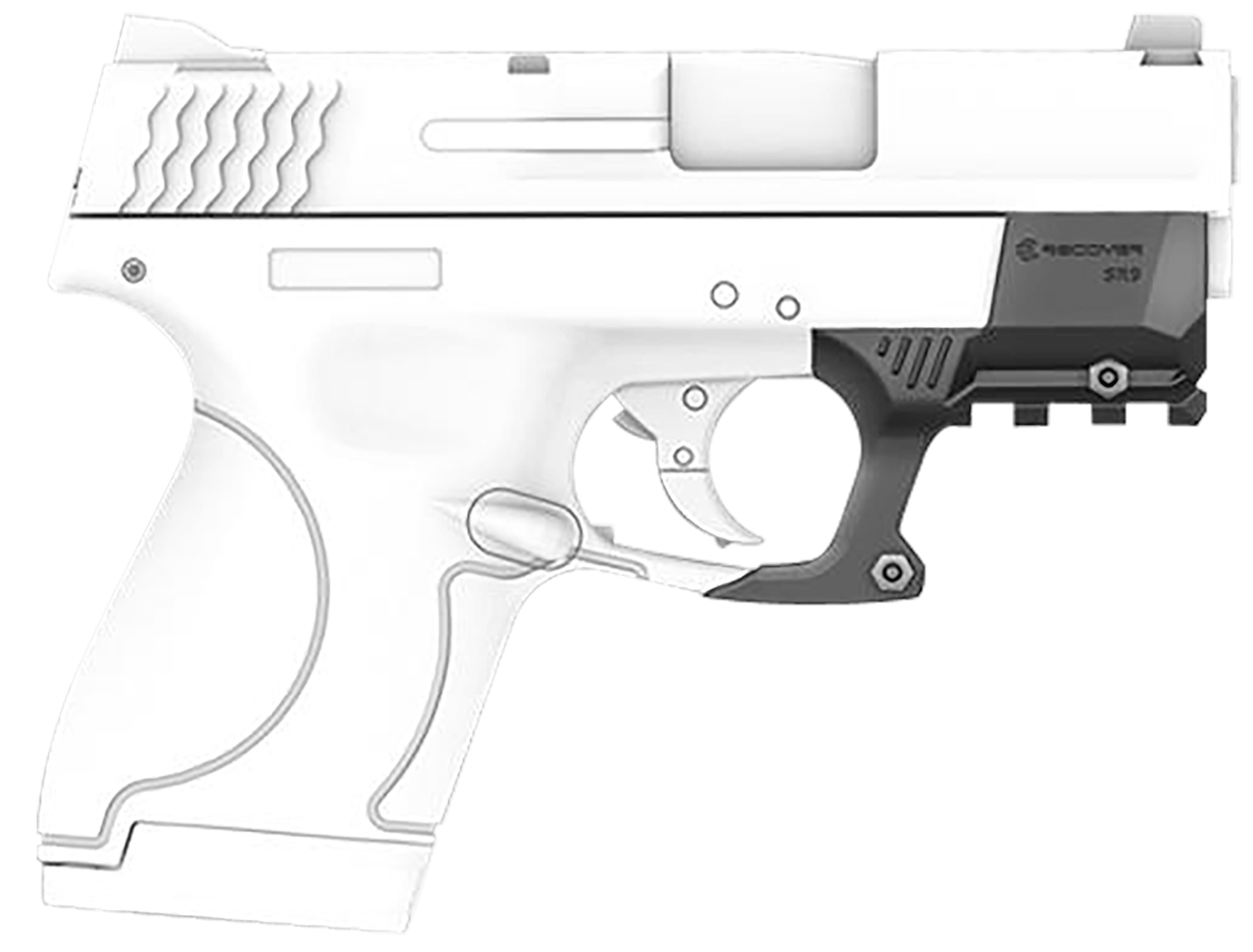 Recover Tactical SHR901 Rail Adapter for Smith and Wesson Shield Black