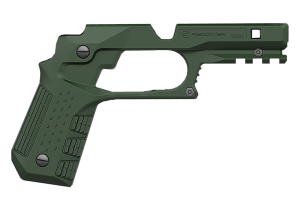 Recover Tactical CC3C03 Grip & Rail System Green Polymer Picatinny for Compact 1911