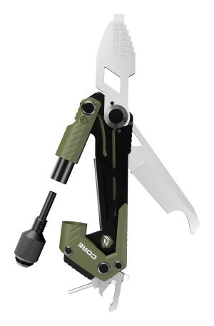 Real Avid AVGTCORSG Core Gun Tool Shotgun Olive Green/Black Stainless Steel