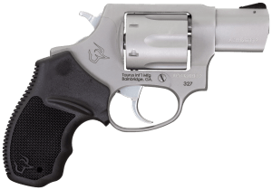Taurus 232729 327  Small Frame 327 Federal Mag 6rd 2" Matte Stainless Steel Barrel  Cylinder & Frame  Black Finger Groove Rubber Grip  Hammer Safety