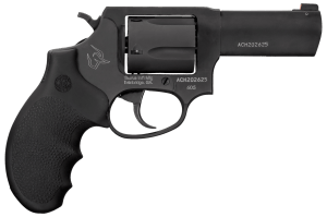 Taurus 260531NS 605 SA/DA 38 Speical +P or 357 Mag 5 Shot 3" Barrel Overall Matte Black Finish Stainless Steel Finger Grooved Black Hogue Rubber Grip Night Front Sight