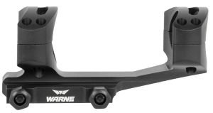 Warne XSKEL34TW X-SKEL Scope Mount/Ring Combo For MSR Extended 34mm Tube Cantilever Mount Ultra High Rings 1.44" Mount Height Black Anodized Steel Aluminum