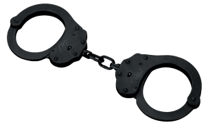 Uzi Accessories UZIHCEUBCNIJ Handcuffs NIJ Black Steel Includes 2 Keys