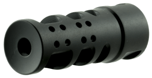 Spikes Tactical SBV1065 R2 Muzzle Brake Black Nitride 416R Stainless Steel with 1/2"-28 tpi Threads for 5.56x45mm NATO