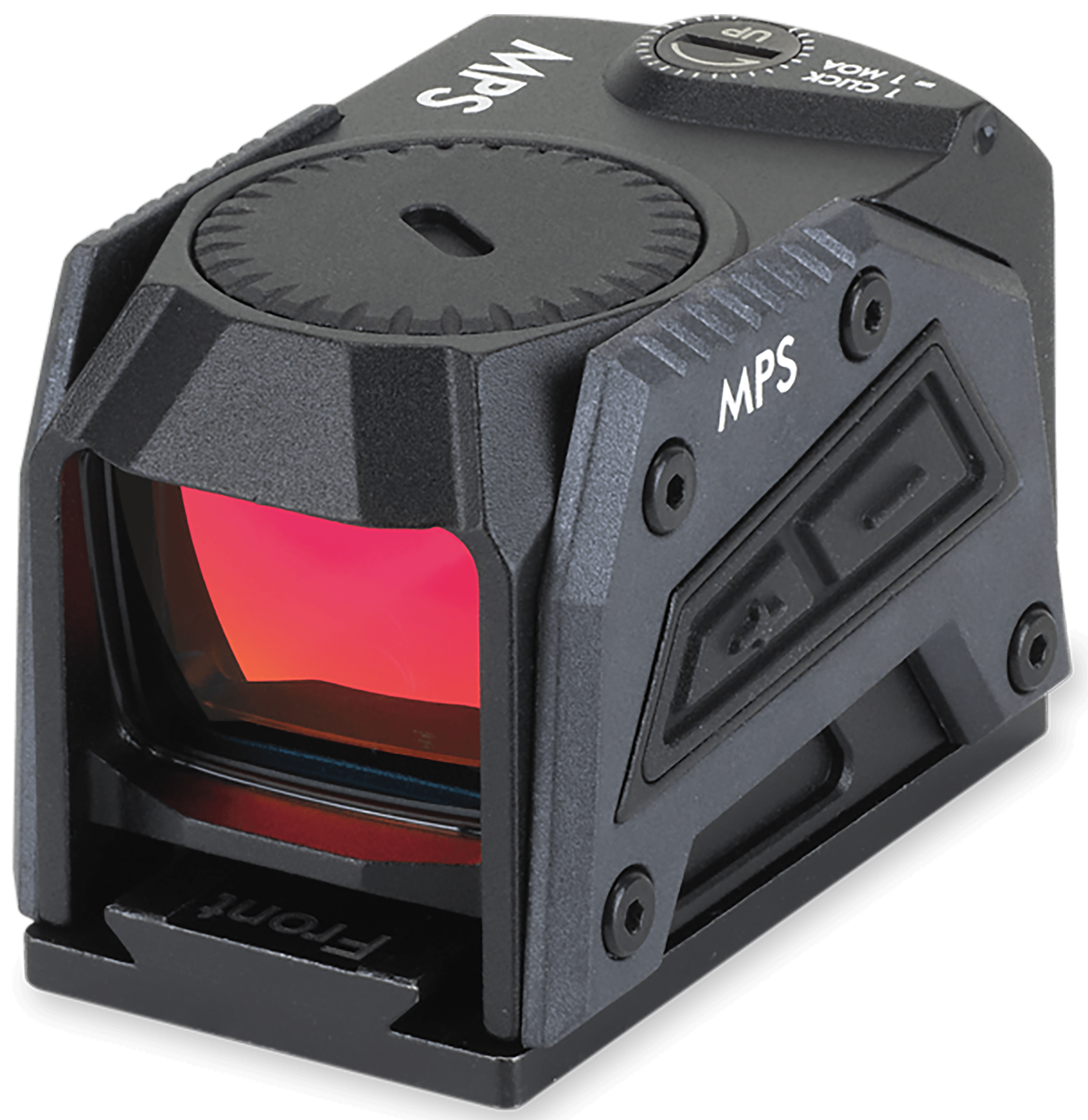 Steiner 8700MPS Micro Pistol Sight Black 1x20mm x 16mm 3.3 MOA Red Dot Reticle Features 13 Hour Auto Shutoff