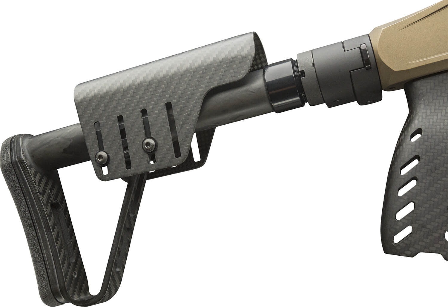 Bergara Rifles BPR37300WM Premier MgLite 300 Win Mag 5+1 24" Carbon Fiber CURE Carbon Fiber Barrel Graphite Black Cerakote Steel Receiver Flat Dark Earth XLR Element Folding Chassis 4.0 Stock - Image 3
