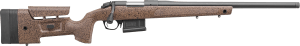 Bergara Rifles B14LM301C B-14 HMR 300 Win Mag 5+1 26" Graphite Black Cerakote #6 Contour Threaded Barrel Graphite Black Cerakote Drilled & Tapped Steel Receiver Black/Brown Speckled Adj HMR Mini-Chassis Synthetic Stock