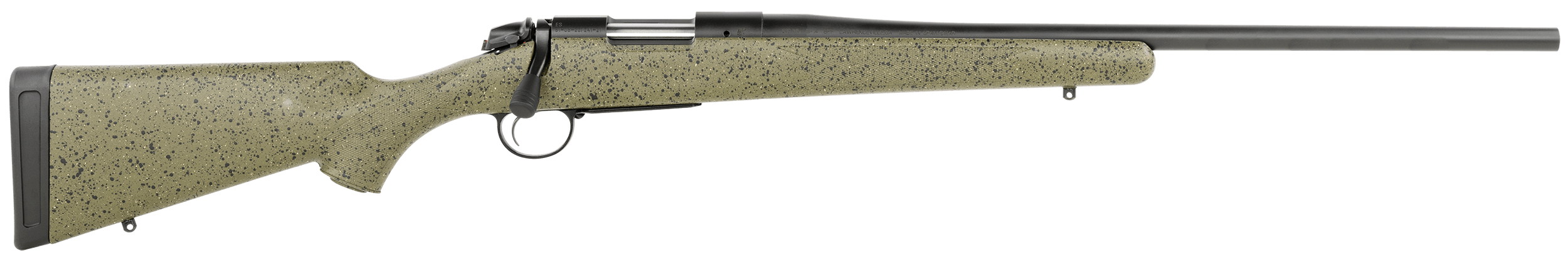 Bergara Rifles B14S103C B-14 Hunter 243 Win 4+1 22" Graphite Black Cerakote Barrel SoftTouch Speckled Green Stock