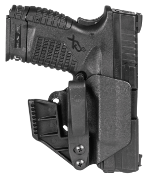 Mission First Tactical H2SFXDSAIWBM Minimalist Holster IWB Black Polymer Belt Clip Fits Springfield XD-S 9/40 3.30" Barrel Ambidextrous