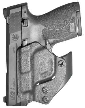 Mission First Tactical H2SWSHAIWBM Minimalist Holster IWB Black Polymer Belt Clip Fits S&W M&P Shield 2.0 9/40/Shield Plus/Shield 1.0 9/40 Ambidextrous