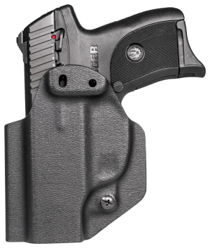 Mission First Tactical HRULC9AIWBABL Appendix Holster IWB/OWB Black Polymer Belt Clip Fits Ruger EC9/EC9s/LC9/LC9s Ambidextrous