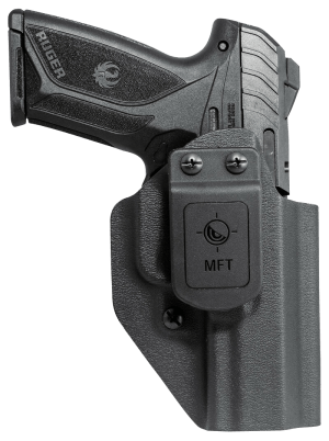 Mission First Tactical HRUSEC9AIWBABL Appendix Holster IWB/OWB Black Polymer Belt Clip Fits Ruger Security-9 Ambidextrous