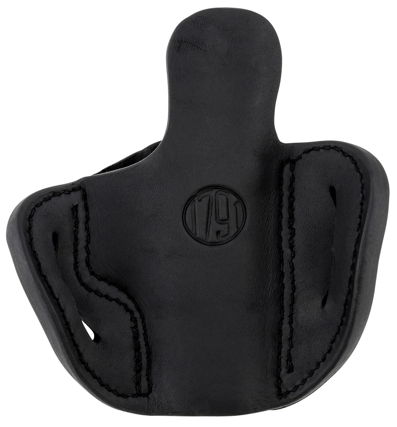 1791 Gunleather ORBH21SBLL BH2.1 Optic Ready OWB Size 2.1 Stealth Black Leather Belt Slide Compatible w/Glock 17/S&W M&P Shield/Springfield XD Left Hand - Image 2