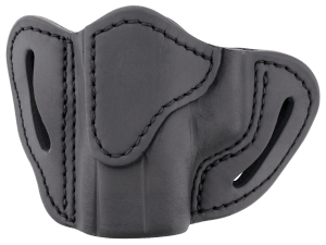 1791 Gunleather ORBHCSBLL BHC Optic Ready OWB Compact Stealth Black Leather Belt Slide Compatible w/Glock 43/Sig P365/Walther PPK Left Hand