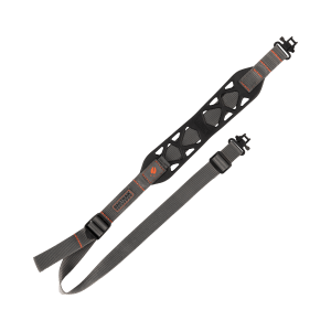Allen 8502 Cirrus Ultralight Gun Sling w/Swivels Black Silicone Rubber w/BakTrak Grip Panel Adjustable Length 28" to 36"