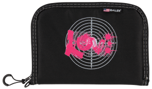 Girls With Guns 9075 Love Black w/Pink Love Graphic Polyester Holds Handgun