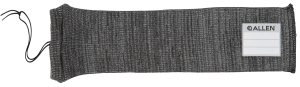 Allen 13170 Stretch Knit Handgun Sock Gray Silicone-Treated Knit w/Custom ID Labeling Holds Handguns 14 L x 3.75" W Interior Dimensions"