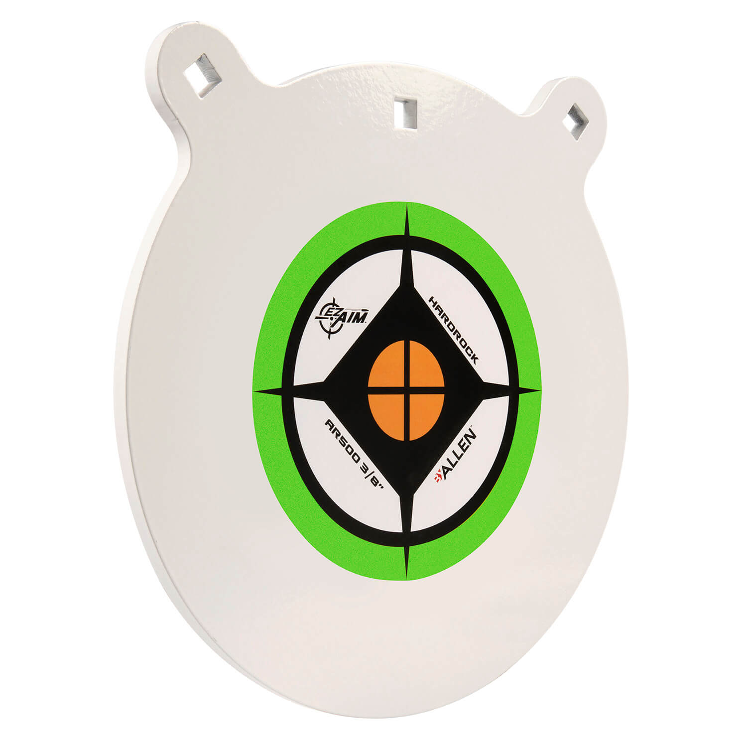EZ-Aim 15599 Hardrock 12" AR500 Steel Gong Shooting Target .38" Thickness Black / Green / White - Image 2