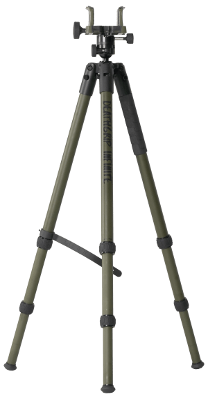 Bog-Pod 1159188 DeathGrip Infinite Tripod  Aluminum with Black/OD Green Finish  Ball Head Mount  Hybrid Foot & DeathGrip Clamping System