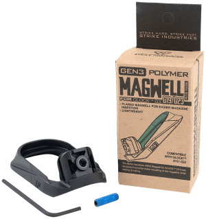 Strike Industries G3MAGWELL19 Flared Magwell Black Polymer for Gen 3 Glock 19 & 23