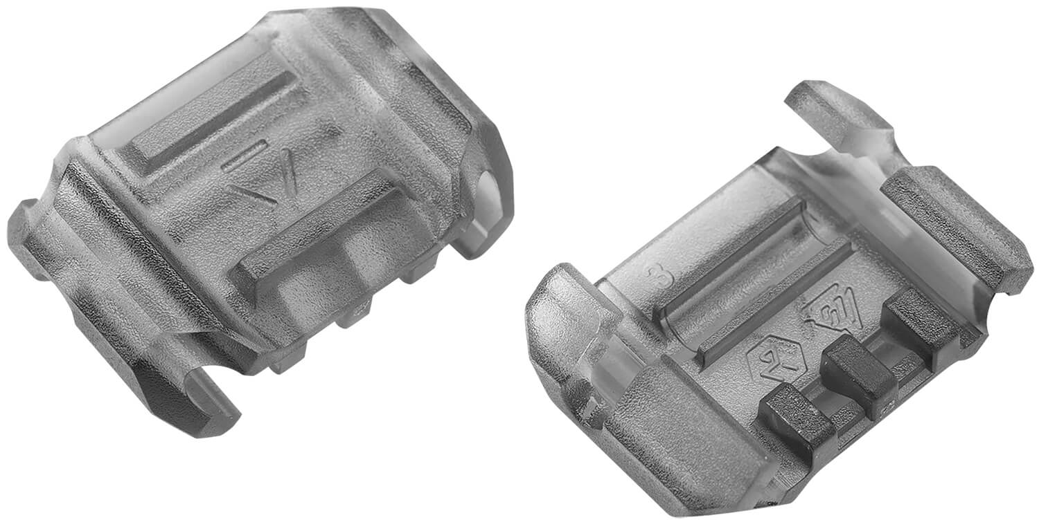Strike Industries ARCMSMP Multidimensional Picatinny Rail Cover with Cable Management Clear Smoke - Image 2
