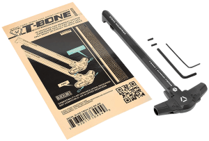 Strike Industries ARTBCH223BKBK T-Bone Charging Handle .223/5.56x45mm Nato Black Polymer Handles Aluminum Shaft for AR-15