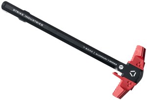 Strike Industries ARTBCH223BKRED T-Bone Charging Handle .223/5.56x45mm Nato Red Polymer Handles Aluminum Shaft for AR-15