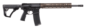 Daniel Defense 0219103270047 DD4 RIII 5.56x45mm NATO 16" 30+1 Black Rec/Furniture OEM Stock & Grip 12.50" FDE M-Lok Handgaurd Ambi Controls