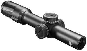 Eotech VDU16FFSR3G Vudu FFP Black Hardcoat Anodized 1-6x 24mm 30mm Tube Illuminated Green SR3-MOA Reticle Features Throw Lever