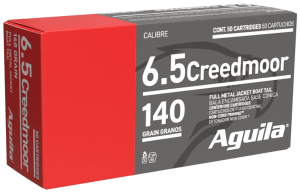 Aguila 1E650110 Target & Range Rifle 6.5Creedmoor 140gr Full Metal Jacket Boat Tail 20rd Box