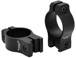 Warne V421M Rimfire Rings Vapor Matte Black 1" Medium 0 MOA