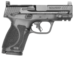 Smith & Wesson 13570 M&P M2.0  Compact 9mm Luger 15+1  3.60" Black Armornite Stainless Steel Barrel & Optic Cut/Serrated Stainless Steel Slide  Matte Black Polymer Frame w/Picatinny Rail