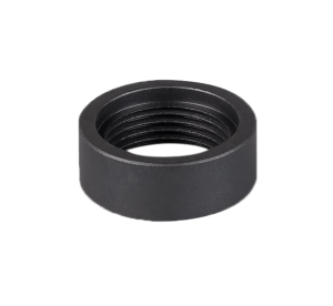 SilencerCo AC114 Delta Thread Spacer 22 LR Steel Black Oxide 1/2"-28 tpi
