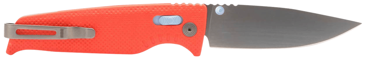S.O.G SOG12790257 Altair XR 3.20" Folding Plain Bead Blasted Cryo CPM 154 SS Blade/ Canyon Red w/Stone Blue Accents GRN Handle