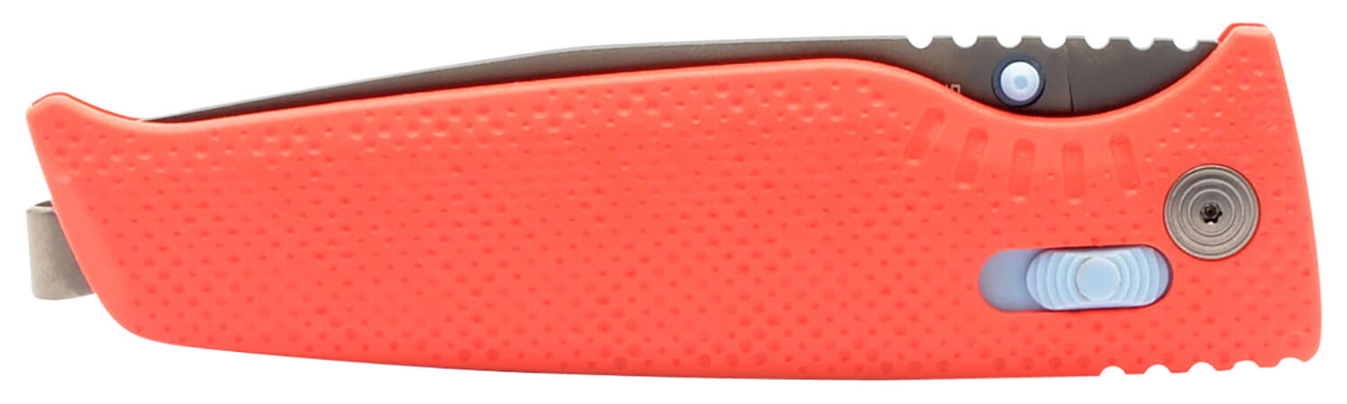 S.O.G SOG12790257 Altair XR 3.20" Folding Plain Bead Blasted Cryo CPM 154 SS Blade/ Canyon Red w/Stone Blue Accents GRN Handle - Image 3