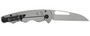 S.O.G SOG14520157 Escape FL 3" Folding Sheepsfoot Plain 8Cr13MoV SS Blade Silver w/ "SOG" Stainless Steel Handle Includes Pocket Clip