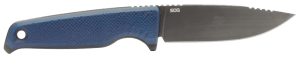 S.O.G SOG17790157 Altair FX 3.40" Fixed Clip Point Plain Satin TiCN Cryo CPM 154 SS Blade Squid Ink Black GRN Handle Includes Sheath