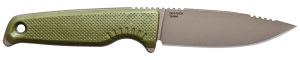 S.O.G SOG17790357 Altair FX 3.40" Fixed Plain Satin TiNi Cryo CPM 154 SS Blade/ Field Green GRN Handle