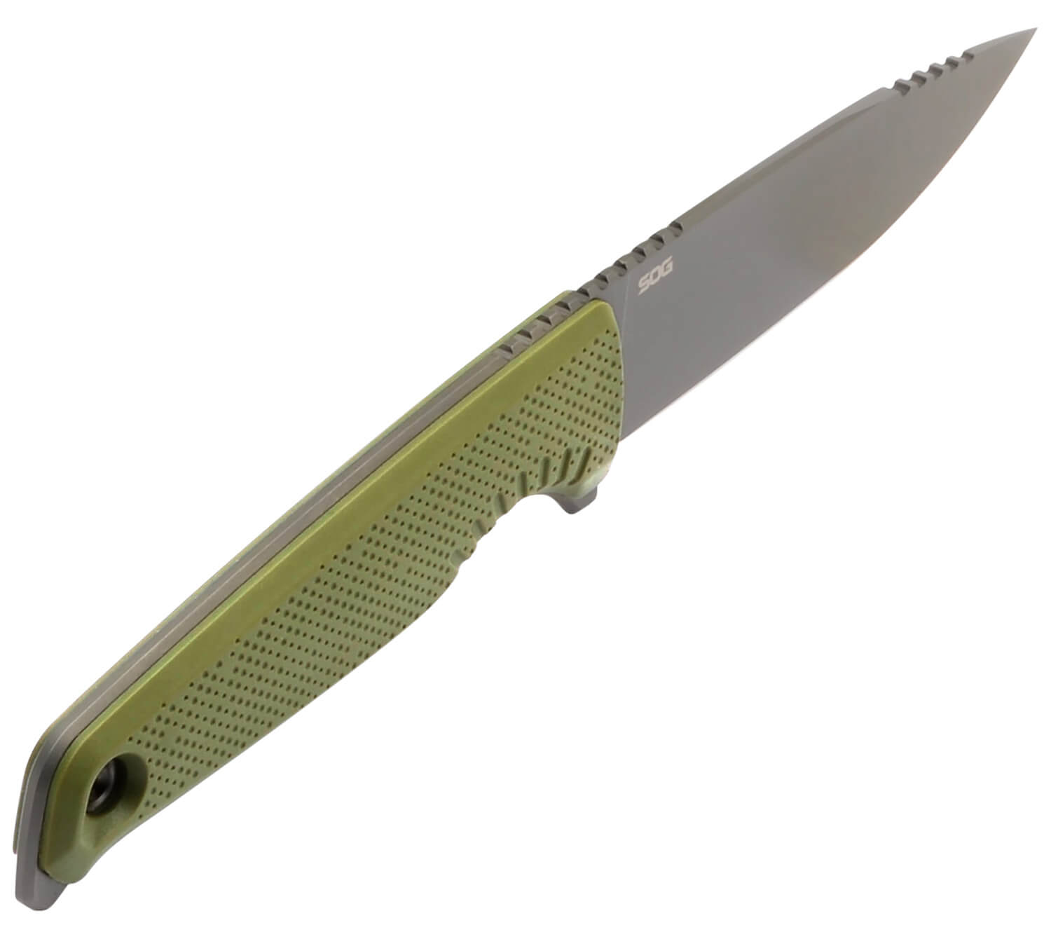 S.O.G SOG17790357 Altair FX 3.40" Fixed Plain Satin TiNi Cryo CPM 154 SS Blade/ Field Green GRN Handle - Image 3
