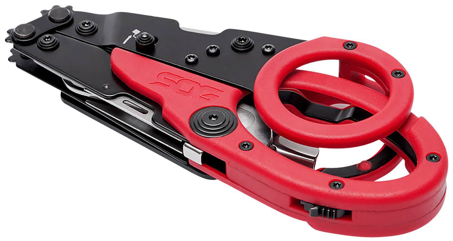S.O.G SOG231250243 ParaShears 3Cr13MoV SS Plain Blade Red Features 11 Tools - Image 3