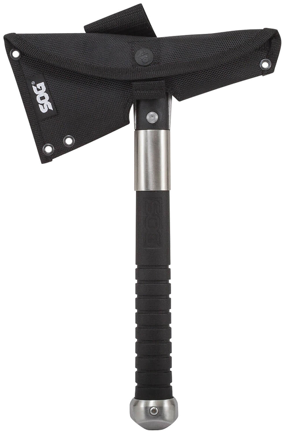S.O.G SOGF182NCP Voodoo Hawk Mini 2.75" Blade 3Cr13MoV SS Blade Black Side Hammer Checkering w/"SOG" GRN Handle 12.50" Long Tomahawk - Image 3
