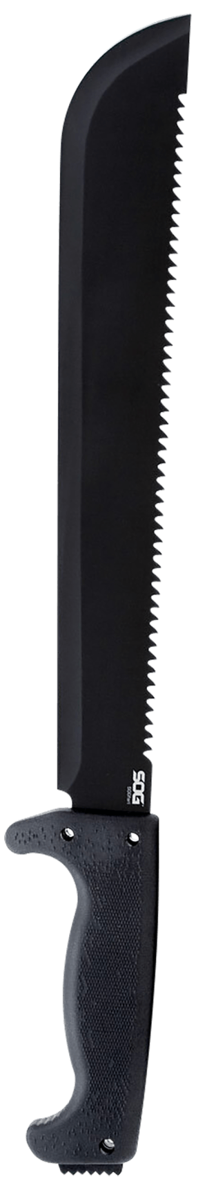 S.O.G SOGMC01N SOGfari  13" Black Powder Coated 3Cr13MoV SS Blade Black Kraton Handle 19" Long Includes Sheath