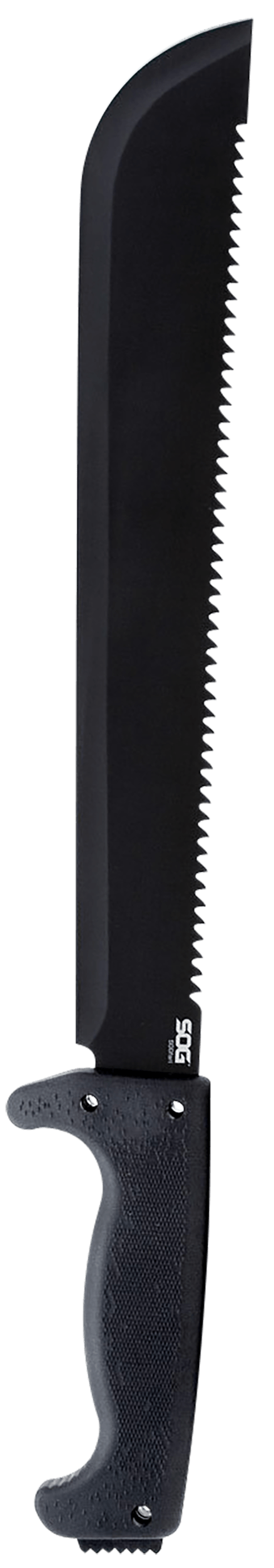 S.O.G SOGMC01N SOGfari 13" Black Powder Coated 3Cr13MoV SS Blade Black Kraton Handle 19" Long Includes Sheath