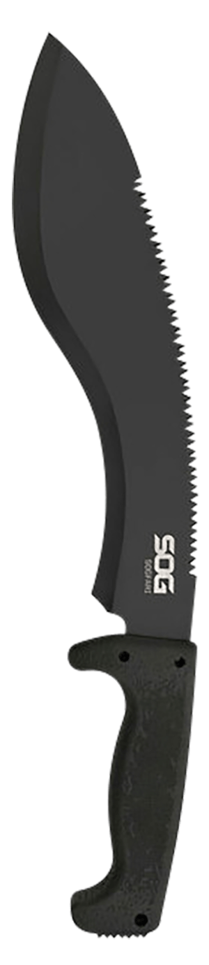 S.O.G SOGMC11N SOGfari 12" Black Hardcased 3Cr13MoV SS Blade Black Kraton Handle 18" Long Includes Sheath