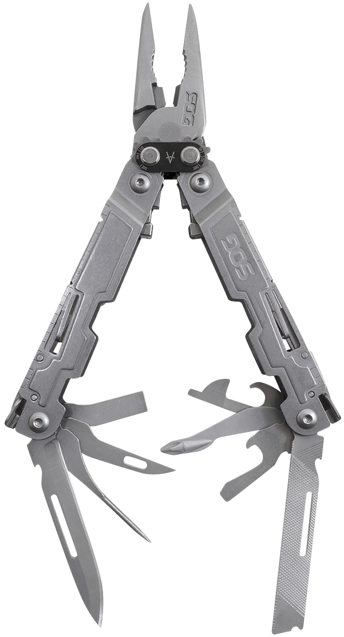 S.O.G SOGPA1001CP PowerAccess Silver 5Cr15MoV Stainless Steel 5.90" Long