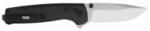 S.O.G SOGTM1025BX Terminus XR 2.95" Folding Clip Point Plain Satin CPM S35VN SS Blade Black G10/Carbon Fiber Handle Features Box Packaging Includes Belt Clip