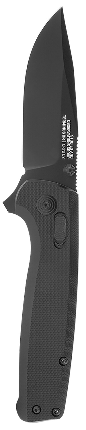 S.O.G SOGTM1027BX Terminus XR 2.95" Folding Clip Point Plain Black D2 Steel Blade Black G10 Handle Features Box Packaging Includes Pocket Clip - Image 2