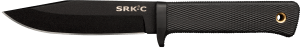 Cold Steel CS49LCKD SRK Compact 5" Fixed Plain Black Tuff-Ex Finish SK-5 Steel Blade/Black Kray-Ex Handle Includes Sheath